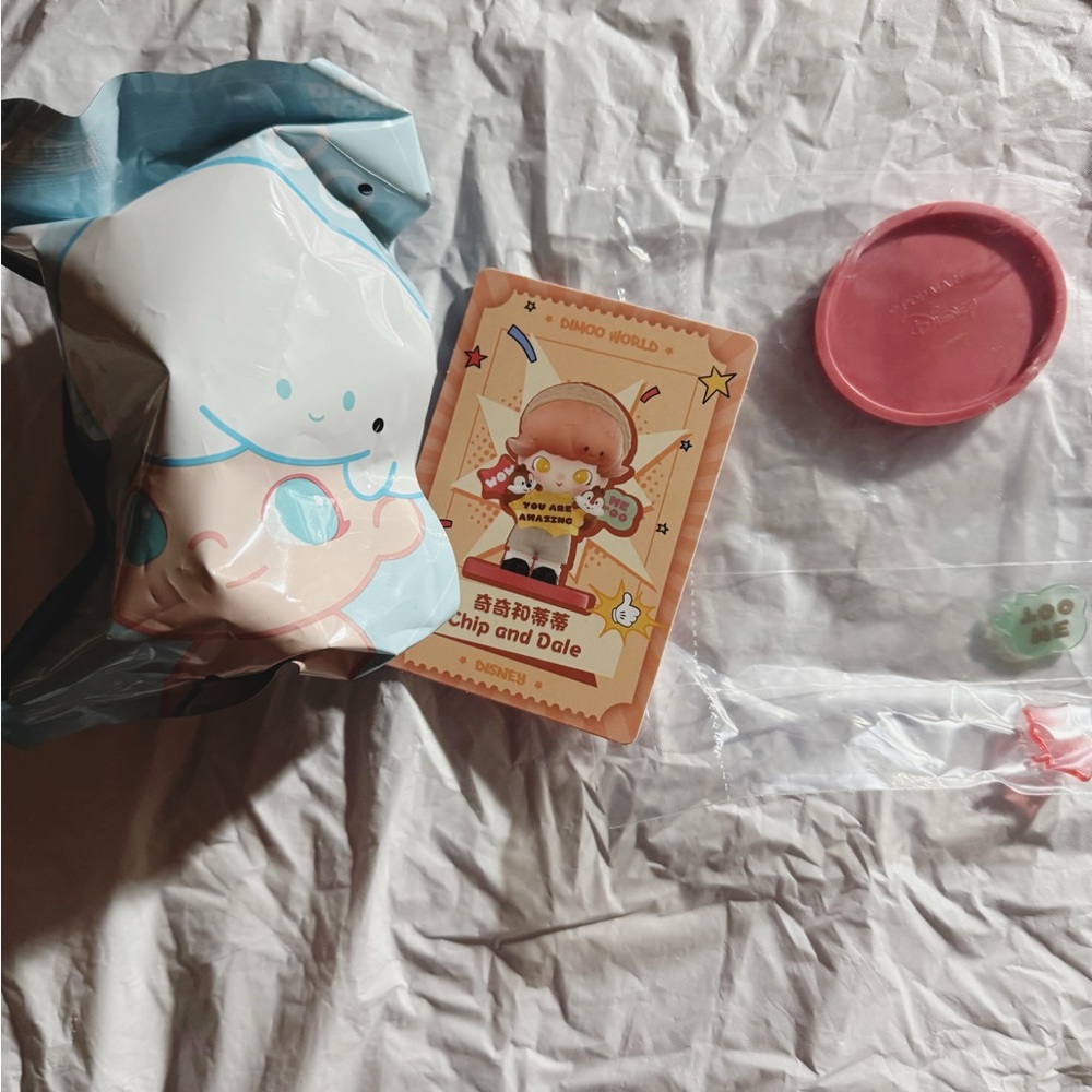 POP MART DIMOO world x Disney Series “Chip and Dale” blind box figure